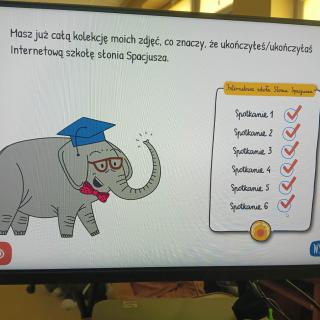 "Internetowa szkoła słonia Spacjusza"