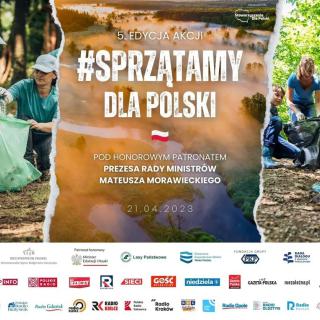 „Sprzątamy dla Polski”. Mamy swój udział w ogólnopolskiej akcji usuwania śmieci z terenów zielonych.