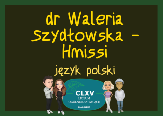 dr Waleria Szydłowska - Hmissi