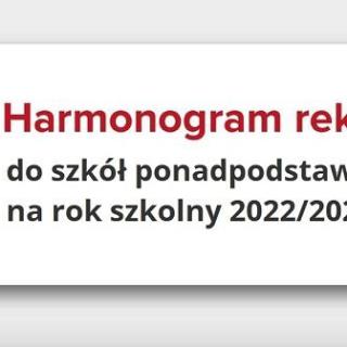 Nabór do szkół ponadpodstawowych na rok szkolny 2022/2023