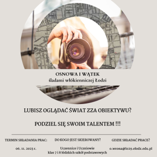 Konkurs fotograficzny "Osnowa i wątek".