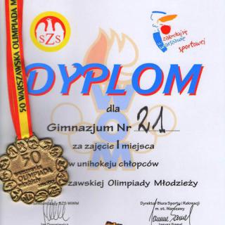 50 Warszawska Olimpiada Młodzieży
