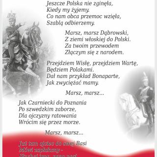 10.11.2020 Uroczyste odśpiewanie Hymnu Polski