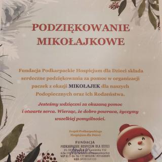 Finał zbiórki darów dla podopiecznych Podkarpackiego Hospicjum dla Dzieci