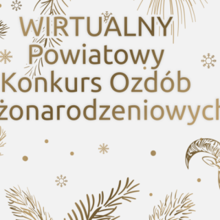 Powiatowy Konkurs Ozdób Bożonarodzeniowych ONLINE 