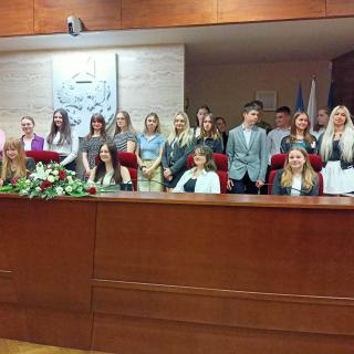 Nasi młodzi radni na sesji Sejmiku Województwa Podkarpackiego