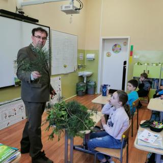 Pan Leśniczy w naszej szkole
