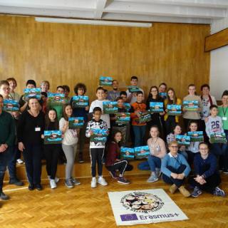 Międzynarodowa wymiana uczniów Erasmus + w Szkole Podstawowej w Klimontowie