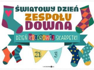 Dzień Kolorowej Skarpetki: wsparcie osób z zespołem Downa