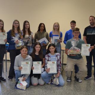 Große Lesespielsiegerehrung in der Mittelschule Grünburg