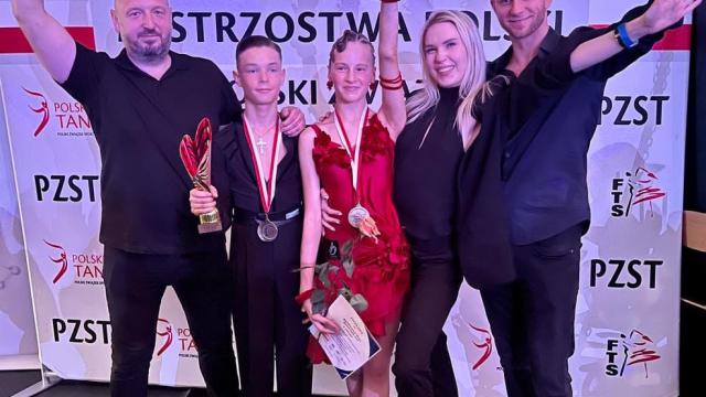 Wicemistrzowie Polski Juniorów Młodszych w Kombinacji Tańców