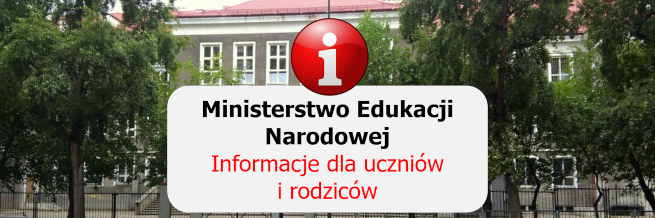 Zaktualizowane informacje Ministerstwa Edukacji Narodowej dotyczące czasowego zawieszenia zajęć dydaktyczno-wychowawczych 