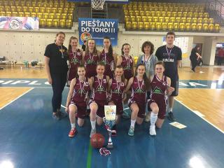 Úspech našich basketbalistiek na majstrovstvách Slovenska v basketbale stredných škôl