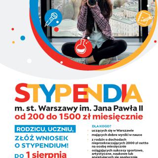 PROGRAMY STYPENDIALNE m.st. Warszawy