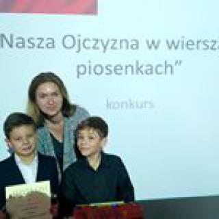 Warszawski konkurs recytatorski warszawski konkurs recytatorski "Nasza Ojczyzna w wierszach i piosenkach"