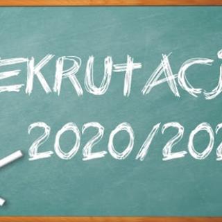 Terminy rekrutacji do szkół ponadpodstawowych na rok szkolny 2020/2021
