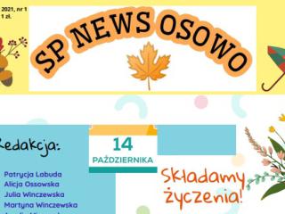 SZKOLNA GAZETKA SP NEWS OSOWO NR. 1/2021_22