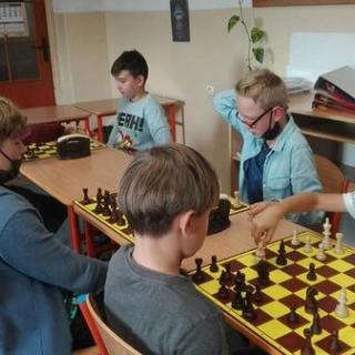 Szkolny Turniej szachowy chłopców.