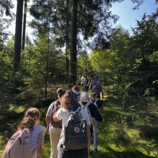 Exkursion der Biologiekurse 7N und 8N zum Thema "Wald der Zukunft"! 