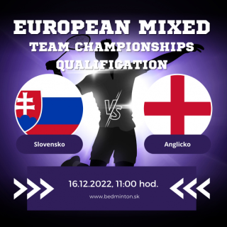 Bedminton - Majstrovstvá Európy zmiešaných družstiev - kvalifikácia