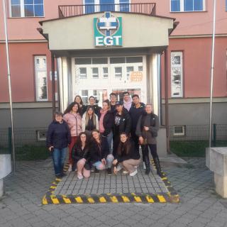 Návšteva partnerskej SŠ z Velingradu na EGT - Erasmus+ 