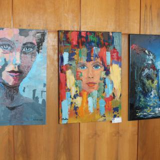 Výstava výtvarných prác žiakov v Kokošovciach