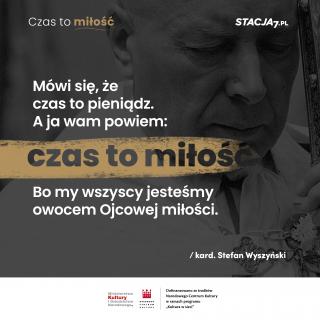 Zaproszenie na premierę projektu muzycznego "Czas to miłość - polscy artyści dla Prymasa Wyszyńskiego"
