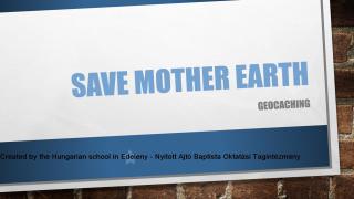 Save Mother Earth - game