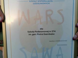 Certyfikat Wars i Sawa