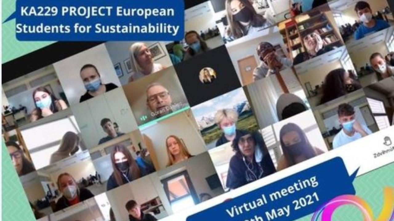 Prvé medzinárodné online stretnutie študentov Erasmus+ projektu European Students for Sustainability