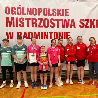 SREBRO x 2 w Mistrzostwach Polski w Badmintonie