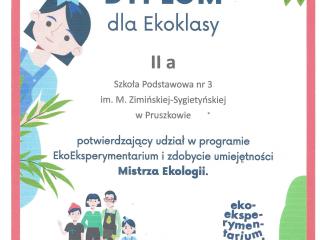 Klasa 2a - „Ogólnopolski projekt edukacyjny EkoEksperymentarium”
