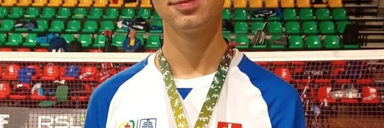 Peter Petrovič strieborný na Majstrovstvách Európy DEAF juniorov v bedmintone