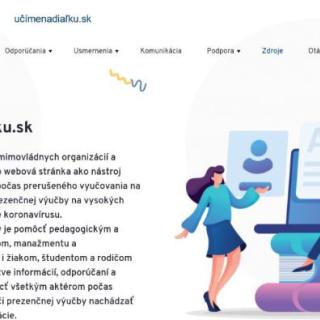 Nový web ucimenadialku.sk