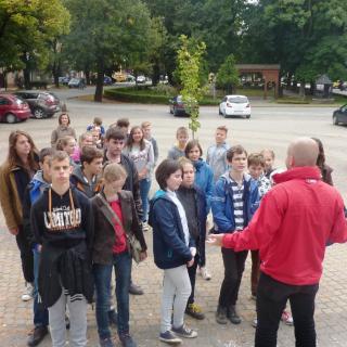 A Budapesti Kolping Katolikus Iskola diákjainak és tanárainak látogatása Szepsiben
