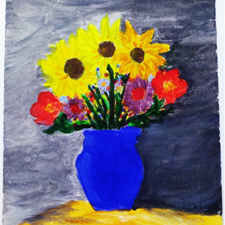 Wyniki konkursu malarskiego „Kwiatami malowane”: