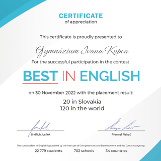 Best In English