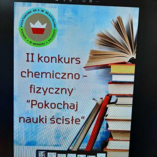 II Międzyszkolny konkurs  „Pokochaj nauki ścisłe 2023/2024”