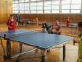 Dzielnicowe zawody w tenisa stołowego dziewcząt